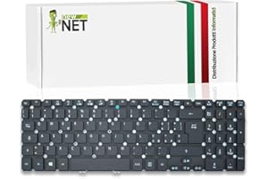 NEW NET NewNet Keyboards - Tastiera Italiana Compatibile con Notebook Acer Aspire VN7-591G M3-581 M3-581T M3-581TG M3-581PT M3-581PTG M5-581 M5-581T M5-581G M5-581TG M5-581PT M3 MA50