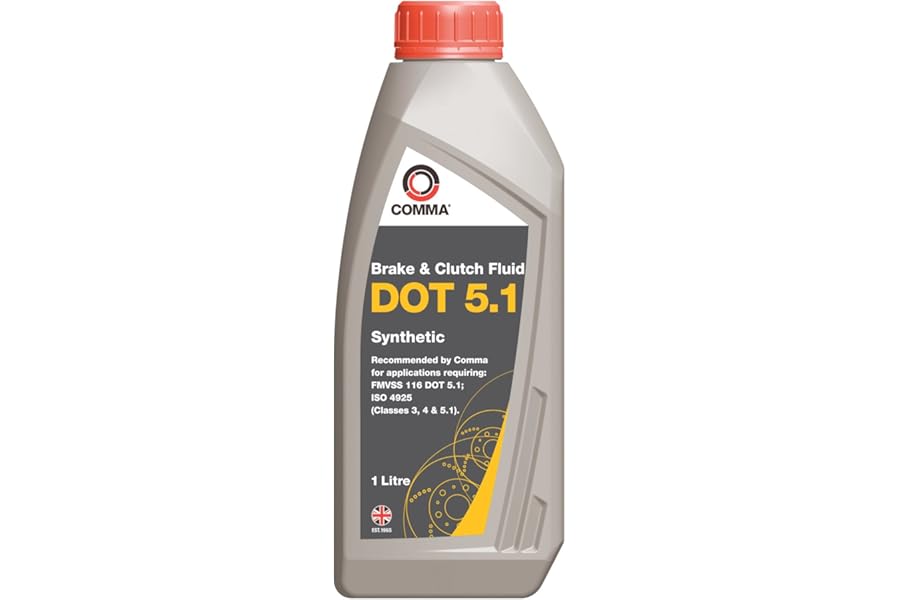 Comma BF51L 1L Dot 5.1 Synthetic Brake Fluid