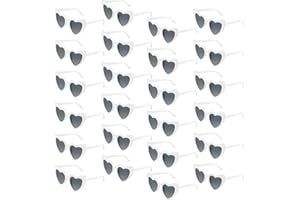 BOUBONI 6/12/24/48 sztuk okularów przeciwsłonecznych w kształcie serca vintage okulary w kształcie serca luzem wieczór panieński okulary przeciwsłoneczne dla kobiet wesele