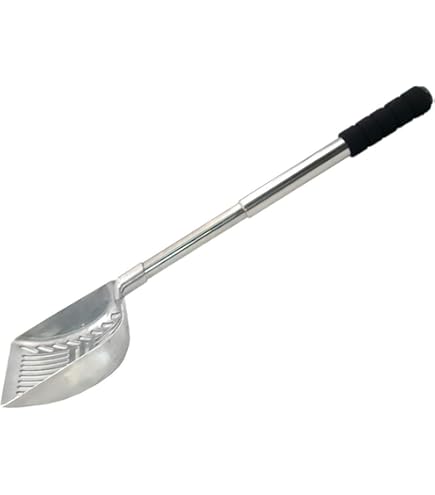 Pala Per Lettiera Gatti SAN LIKE - Manico Regolabile Fino A 105 Cm, Antiaderente, Con Impugnatura In Gomma - Foto 5