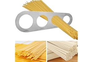 iTimo 1 couteau à spaghetti en acier inoxydable 4 trous, outils de mesure de pâtes, accessoires de cuisine