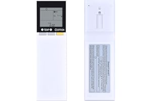 GOUYESHO Telecomando di ricambio AC per Mitsubishi Air Conditioner SG15C SG15D SG10A SG18D SG15J SG17B SG19C SH20A SG12D SG15H SG176 SH20A SG15F SG162