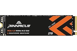 Timetec Dysk SSD do gier PCIe 4.0 2 TB z grafenowym rozpraszaczem ciepła NVMe PHISON PS5027-E27T PCIe Gen4x4 M.2 2280 3D NAND TLC 2000 TBW prędkość odczytu/zapisu do 7400/6400 MB/s dla PS5 Pro,