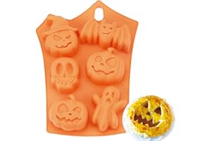 FantasyDay® Ensemble de 2 anti-adhésif Moule en silicone Pour Muffins, cupcakes, brownies, gâteaux, pudding Bleu Foncé - Silicone antidérapant très résistant, gâteau de cuisson - Halloween Moule