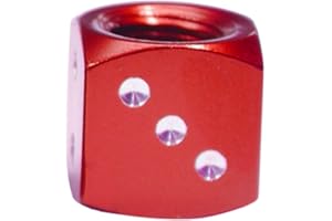 LA TALUS Dice-Styling Presta Valve Adapter, Presta Valve Adapter for Changing Bikes MTB Bicycle, Bicycle Air Tire Caps Bike Valve Caps, Bike Accessories