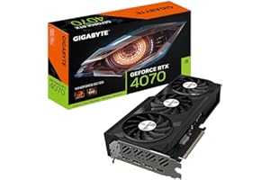 GIGABYTE TECHNOLOGY GIGABYTE GeForce RTX 4070 WINDFORCE OC 12GB Targeta gráfica - 12GB DDRX6 21Gbps, PCI-E 4.0, DisplayPort 1.4, HDMI 2.1a, NVIDIA DLSS 3, Ada Lovelace Arch, GV-N4070WF3OC-12GD