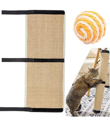 IKEA Katzenkratzmatte Aus Sisal – Einfach Um Tischbeine Wickeln, 24 X 61 Cm