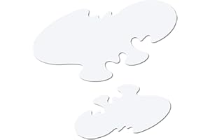 Herterich Products Airbrush Schablonen Set | für Feuer und Flammen 2-teilig | Flames Stencil Vorlage | Lasergeschnittene Präzision | Wiederverwendbar und Lösemittelresistent | 30x20cm