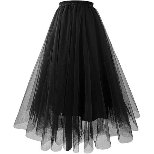 Sottogonna In Tulle Vintage A Piega – Stile Rockabilly, Vita Elastica, Per Matrimoni E Feste