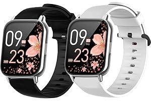 Blueshaweu Bracelet compatible avec la montre connectée SWGOTA 2023 pour femme 1,85", Classic Sport en silicone pour montre intelligente SWGOTA CS2 PRO