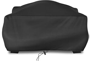 DIJIA Cover Fit for Ninja Woodfire Outdoor Grill [OG701UK]- Outdoor Electric BBQ Grill Cover, Waterproof Dustproof 420D Oxford, 2 Drawstrings, 24''×19''×13''