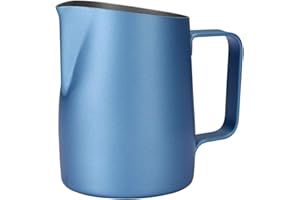 Dianoo Latte In Acciaio Inox Per Caffè Brocca Vapore Espresso Tazza D'arte Latte Caffè Schiuma Di Latte 420ml Blu