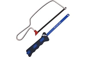 D.A.Y. REPUBLIC Compact Mini Hacksaw & Junior Hack Saw Set – Simple Replacement – Standard Sizes – Fine Tooth Cutting Blade for Cutting Plastic & Wood, Perfect for DIY & Craft Projects (2pc Hacksaw Set)