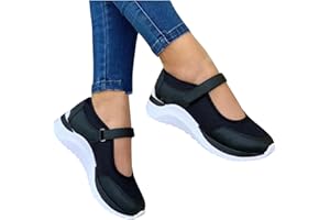 NUSGEAR 2023 Baskets Chaussures femmes Faciles à mettre et à enlever Sandales compensées à Chaussures à semelles épaisses Sandales De Sport à Glissière Orthopédiques Pour Femmes, Sandales Confortables Sport