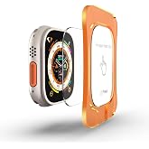 HARVORTEZ Apple Watch Ultra 2, Ultra 49mm ile Uyumlu, 49mm Ekran Koruyucu, Kolay Hizalama &Ccedil;er&ccedil;evesi ile Kurulum, Su Ge&ccedil;irmez,