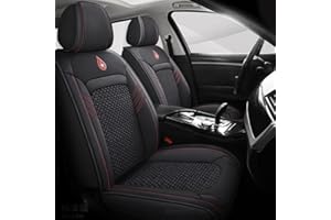 Ruberpig Car Seat Cover For Ford Ranger 2003-2023 5-Seats Complete Set All-Weather Use Waterproof Leather Cushion Black