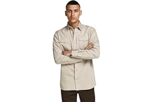Jack & Jones Hombre Jjesheridan Shirt L/S Camisa vaquera