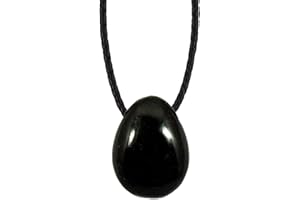 Naturheilmittel Heilsteine Methusalem GmbH Neu-Ulm Schwarzer Turmalin Schutz Schmuck Anhänger ca. 2 x 2,5 cm. Schön geschliffen + Seidenband. 81783