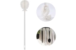 ZLLKEJI Cepillo para Fregar Botellas De Agua con Mango Largo,2PCS Cepillo para Botellas con Mango Largo Cepillo De Silicona para Biberón Cepillo Plegable Cepillo para Botellas De Agua Suave para Biberón Vaso