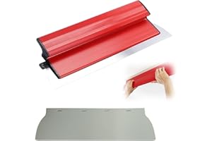 JIDRMC Zestaw szpachli do powierzchni, 40 cm, szpachla do wygładzania, szpachla elewacyjna, z poręcznym uchwytem i wymiennym ostrzem ze stali nierdzewnej, do tynkowania sufitów, ścian