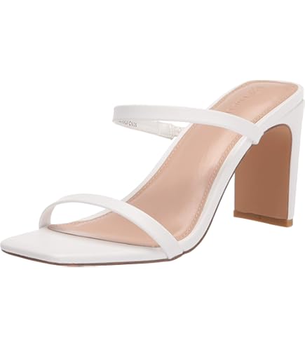 Minetom Femmes Talons Hauts Sandales Transparents Talon Bloc Sandales Chaussures Bout Ouvert Pantoufles Chaussons D'été B Beige 11cm 35 EU