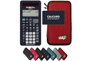 TEXAS INSTRUMENTS CALCUSO Pacchetto Base rosso con Calcolatrice TI-30X Plus Mathprint