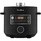 Moulinex Epic Turbo Cuisine CE7548 Electric Pressure Cooker 1090 W, 10 Automatic Programs, Steam Cooking Basket, Black