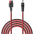 ALLPOWERS 16AWG DC 5.5x2.5mm Solar to Anderson Power Port Adapter Solar Panel Cable Connector Kits 1.5M for Portable Generators Energy Storage RV