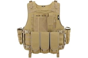 ACEXIER Molle Airsoft Vest Gilet tattico Plate Carrier SWAT Pesca Caccia Paintball Vest Armatura Militare Esercito Polizia Vest