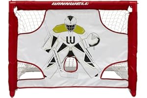 Winnwell Faltbares PVC-Mini-Tor & Ziel-Set 2 Stäbchen/Koffer HN28PVC-S-2S