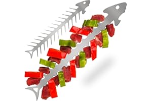 CDDFUNGO Lustig Schaschlikspieße für Grillständer - Männer Geschenk Grill Zubehör Barbecue Werkzeug, BBQ Gemüsegrillhalter als Papa Geburtstagsgeschenke Idee für Herren, Vatertag, Valentinstag, Weihnachten