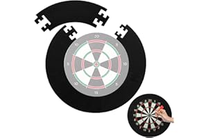 Hengrongshen 5 unidades de protección de pared envolvente para dardos de EVA, diámetro interior envolvente de 45 cm, diámetro exterior de 72 cm, borde para protección de pared de dardos, protección de