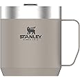 Stanley Classic Legendary Camp Travel Mug 0.35L - Keeps 1.5 Hours Hot - 3 Hours Cold - Dishwasher Safe - Stainless Steel Coffee Cup - BPA-Free - Ash