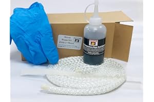 ChimFit 2 Meters Of 12mm Stove Rope & 100ml Adhesive Pack - Replacement Seals