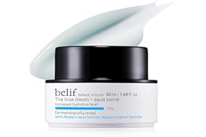‎BELIF BELIEVE IN TRUTH Belif the True Cream Aqua Bomb 50ml | Fuktighetskräm för kombinerad till fet hud | Ansiktskräm, återfuktning, ren skönhet