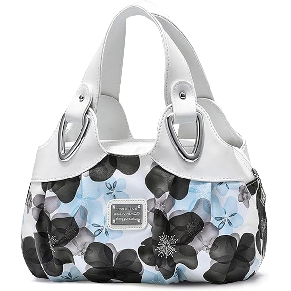 Sac à Bandoulière NICOLE & DORIS Motif Fleur Pour Femme - Noir - Taille M Sac Main Cuir PU Souple Nicole & Doris Sac à Bandoulière NICOLE & DORIS Motif Fleur Pour Femme - Noir - Taille M Sac Main Cuir PU Souple Nicole & Doris