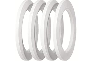 YISUMEI 4 Rolls Double Sided Tape Adhensive Sticky Tapes for Crafts,Gift,Photos,Wallpaper,Card Making-6mmWide and 25m Long