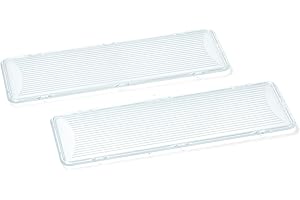 Lampenabdeckung 175x60mm kompatibel zu Bosch Siemens Neff Constructa Abdeckung Dunstabzugshaube 2Stk. - Nr.: 264984