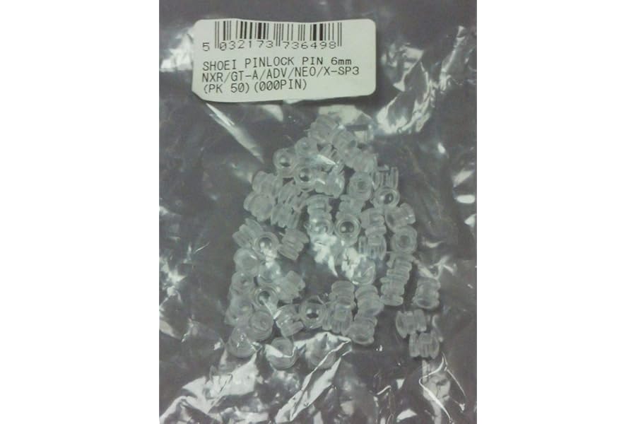 Shoei Pinlock Pins 6mm (pk 50)