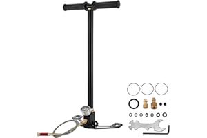 Mophorn Pompe à Pied Triphasée de Colonne Pompe Gonflable d'air