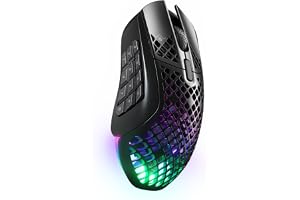 SteelSeries Aerox 9 Wireless - Hålig RBG-gamingmus - Ultralätt vattentät design - 18 knappar - Bluetooth/2,4 GHz - 18K DPI Tr