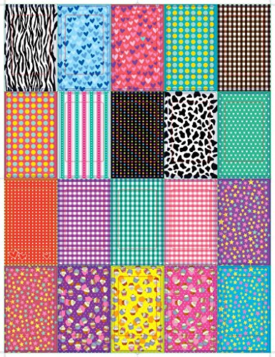 Polaroid bunte, lustige und dekorative Sticker für Fotoränder für 5 x 7,5 cm Fotopapier Projekte (Snap, Zip, Z2300) – 100er-Pack - 7