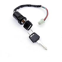 Tunejoy Zündschlüsselschalter 4 Polig 12V - Universal Zündschloss Für Motorrad ATV Roller