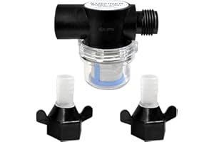 ‎LIGHTEU LIGHTEU®, 1/2" Wasserpumpen-Siebfilter, 50 Mesh Inline-Wasserrohr-Bewässerungsfilter für Einlasswasser, kompatibel mit den Serien 33/34/42/44/51/54