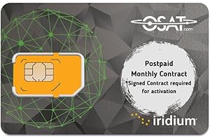 OSAT Iridium Contratto mensile globale Airtime Plan Attivazione online del telefono satellitare – per 9555, Extreme 9575, Iridium GO!, 9505 e 9505A