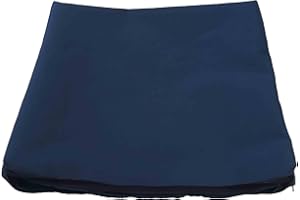 GRIZZLY FOAM 3inch/4inch Outdoor Furniture Cushion Covers, Chair Cushion Covers, Replacement Cushion Covers with Zipper, Ask Any Custom Size (Navy, 24x24x4inch 60x60x10cm)