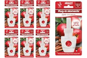 JANIT-X ALL YOUR JANITORIAL NEEDS Airpure Plug In Moments Apple Cinnamon 6 x 20ml Refill