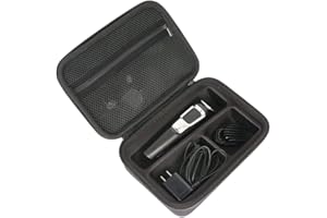 Khanka Dur Cas étui de Voyage Housse Porter pour Philips - QT4013/16 Tondeuse Barbe Dur(Case Only)