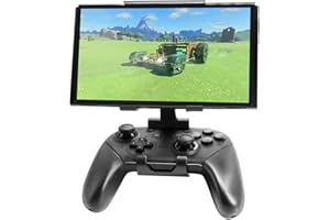 EJGAME Verstellbarer Halterungsclip für Switch, offizieller Pro-Controller, Konsolenmonitor und Original-Pro-Controller-Halterung, kompatibel mit Nintendo Switch/OLED/Lite