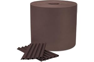 Cover It Marrone Rotolo Frangivista da Esterno 19cmx33m - Frangivista per Recinzione Giardino Peso Base 150 g/m2 - Strisce Frangivista PVC - Ombreggiante per Recinzione